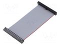 Ribbon cable with IDC connectors; IDC,both sides; 76.2mm; 3" SAMTEC FFSD25D030001NR