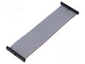Ribbon cable with IDC connectors; IDC,both sides; 127mm; 5" SAMTEC FFSD25D050001N