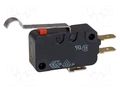 Microswitch SNAP ACTION; 5A/125VAC; SPDT; ON-(ON); Pos: 2; SSG OMRON Electronic Components SSG-5L3T