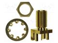 Connector: MCX; socket; female; card edge,with long thread; 50Ω LINX TECHNOLOGIES CONMCX003.031-L