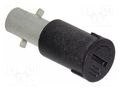 Fuse holder with cover; 5x20mm; on panel; black; UL94V-0 EATON/BUSSMANN BK-STM