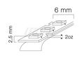 LED juosta 60 LED/m SMD3528 12V neutraliai balta 4000K S formos, LED line 246494 5901583246494