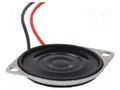 Loudspeaker; miniature; 2W; 8Ω; Ø28x5.2mm; 7.5kHz; Ø: 28mm; PET Same Sky CLS0281MAE-L152