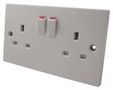SOCKET SWITCHED, 2GANG, 2 POLE 9798