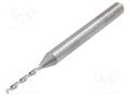 Drill bit; Ø: 1.1mm; carbon steel; PCB; Socket size: 3.175mm; 1/8" BUNGARD BF1.1