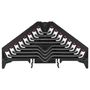Patch distributor terminal, PUSH IN, 1.5, 250, 8 A, Number of connections: 32, TS 35 x 7.5, black, Colour of operational elements: red Weidmuller 1288250000 04050118079654