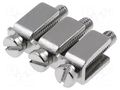Screw bridge; ways: 3 DEGSON ELECTRONICS B-FBI3-6