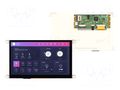Display: TFT; 7"; 800x480; 520BSRAM,8MBPSRAM,16MBFLASH; 475cd/m2 4D Systems GEN4-RP2350-70CT