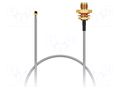 Cable; IPEX MHF 1,RP-SMA female; black; -40÷85°C; 0÷6GHz; 200mm GCT CAB463RF-0200-A-1