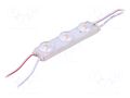 LED; white warm; 7000K; 1.08W; 174lm; IP67; 175°; No.of diodes: 3 POS PROLED-3WW-CC220