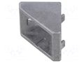 Angle bracket; for profiles; Width of the groove: 6mm; W: 28mm FATH FA-093W303N06