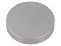 Magnet: permanent; samarium, cobalt; 32N; Ø: 20mm; H: 4mm ELESA+GANTER GN55.2-SC-20-4
