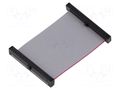 Ribbon cable with IDC connectors; IDC,both sides; 50.8mm; 2" SAMTEC FFSD25D020001N