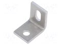 Angle bracket; W: 14.22mm; H: 19.05mm; L: 19.05mm; aluminium KEYSTONE KEYS4337