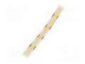 COB LED tape; white neutral; LED/m: 480; 10mm; IP20; 180°; 12W/m POS UQS-COB-12NW-12-5M
