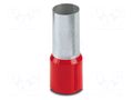 Tip: bootlace ferrule; insulated; copper; 95mm2; Bit len: 25mm PHOENIX CONTACT AI95-25RD