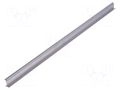Profiles for LED modules; 1m; GLOW12; aluminium TOPMET TOP-GLOW12-U-1M