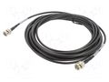 Cable; 7m; BNC male,both sides; black; straight; 0÷40°C; 75Ω 3M 1CX12-22-0S-007.0