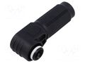 Connector: DC supply; plug; ES-300A; 1.5kV; PIN: 1; IP67; for cable DEGSON ELECTRONICS ESP-300A-95-BK