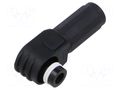 Connector: DC supply; plug; ES-70A; 1kV; PIN: 1; for cable; crimped DEGSON ELECTRONICS ESP-70A-10-BK