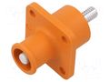 Connector: DC supply; socket; ES-100A; 1.5kV; PIN: 1; screw; 16mm2 DEGSON ELECTRONICS ESS-100A-16-S-OR