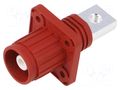 Connector: DC supply; socket; ES-300A; 1.5kV; PIN: 1; IP67; screw DEGSON ELECTRONICS ESS-300A-95-BS-RD