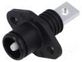 Connector: DC supply; socket; ES-50A; 1kV; PIN: 1; screw; 6mm2; 50A DEGSON ELECTRONICS ESS-50A-06-BS-BK