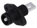 Connector: DC supply; socket; ES-70A; 1kV; PIN: 1; screw; 10mm2; 70A DEGSON ELECTRONICS ESS-70A-10-B-BK