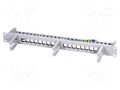 Patch panel; patch panel; rack; grey; Number of ports: 16 LOGILINK LOG-NK4076
