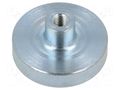 Magnet: permanent; samarium, cobalt; 220N; Ø: 32mm; H: 15.5mm; steel ELESA+GANTER GN50.2-SC-32-7-M5