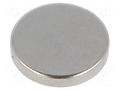 Magnet: permanent; neodymium; 13N; Ø: 12mm; H: 2mm ELESA+GANTER GN55.2-ND-12-2