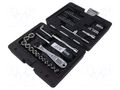 Wrench-set; 6-angles,socket spanner; 1/4"; Beta Worker; 42pcs. BETA BEBW903E/C42