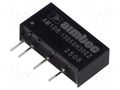 Converter: DC/DC; 1W; Uin: 14.25÷15.75VDC; Uout: 5VDC; Iout: 200mA AIMTEC AM1DR-1505SH30EZ