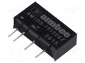 Converter: DC/DC; 1W; Uin: 12÷18VDC; Uout: 15VDC; Iout: 67mA; SIP7 AIMTEC AM1DS-1515SEZ