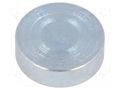 Magnet: permanent; samarium, cobalt; 90N; Ø: 20mm; H: 6mm; steel ELESA+GANTER GN50.1-SC-20-6