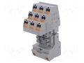 Socket; for DIN rail mounting; -40÷85°C; 43x90x111mm PHOENIX CONTACT RIF-4-BPT/3X21