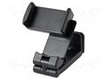 Car holder; black; for dashboard; Size: 50-90mm; 6" GEMBIRD TA-CH-CLIP-01