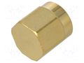 Accessories: protection cover; chain; gold-plated; IP67 GCT RFCT-SMA-CAP-GS-1
