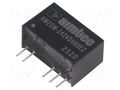 Converter: DC/DC; 2W; Uin: 21.6÷26.4VDC; Uout: -24VDC; Uout2: 24VDC AIMTEC AM2DM-2424DH60EZ