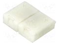 LED tape connector; for tape-to-tape connection; 6A; 12V,24V POS CLICK-8B