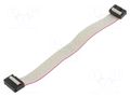 Ribbon cable with IDC connectors; Tape ph: 1.27mm; 0.2m CONNFLY DS1052-142B2MA2020