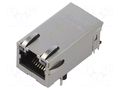 Connector: RJ45; socket; PIN: 8; shielded,PoE,with LED; 8p8c; THT BEL FUSE 0826-1L1T-57-F