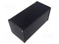 Enclosure: with panel; 1455; X: 104.5mm; Y: 220mm; Z: 104.5mm; black HAMMOND HM-1455NS2202BK