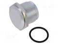 Plug; Cutout: Ø16mm; Mat: aluminum alloy; Panel thick: max.6mm ONPOW M01