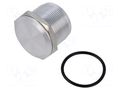 Plug; Cutout: Ø22mm; Mat: aluminum alloy; Panel thick: max.10mm ONPOW M03