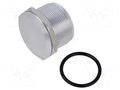 Plug; Cutout: Ø25mm; Mat: aluminum alloy; Panel thick: max.10mm ONPOW M04
