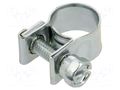 T-bolt clamp; W: 9mm; Clamping: 9÷11mm; zinc plated steel; Mini; W1 MPC INDUSTRIES M010
