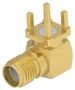 RF COAX CONN, SMA R/A JACK, 50 OHM, PCB 2484782-1.
