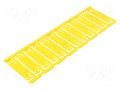 Label; 7÷40mm; polyamide 66; yellow; -40÷100°C; cable ties; H: 60mm WEIDMÜLLER WM-1860150000