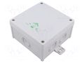 Enclosure: junction box; X: 127mm; Y: 127mm; Z: 70mm; IP66; grey; ABOX SPELSBERG ABOX-060-AB-L